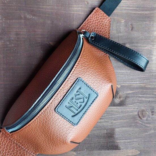 Mazā jostas soma - kanēļa brūna