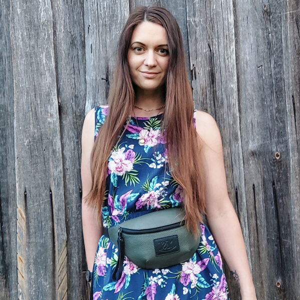 Mazā jostas soma - haki